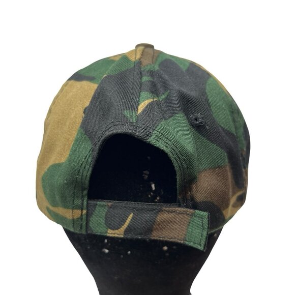 Pittsburgh Penguins Woodland Army Military Camo Camouflage Strapback Hat Cap - Picture 5 of 9
